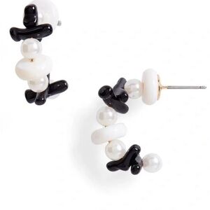 Lele Sadoughi Black and White Earrings